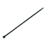 Nylon Wire Ties, Black, 11", 100 pk