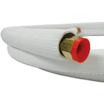 Ductless Lineset, 1/4" x 3/8" x 50', 1/2, White EZ-PULL