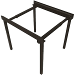 Foldable Stand for AHU, Adjustable, 18" H x 22" D x 14 - 26" W
