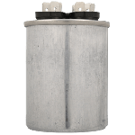 Round Dual Run Capacitor, 25/5 MFD, 370V