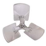 Fan Blade, 24, CW, 3-28, 1/2" Bore