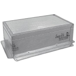 Foil Top Insulated Register Box w/ Flange, R6, 12 x 8"