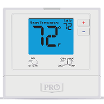 4" 700 Series Blue Backlight Thermostat, 2H/1C